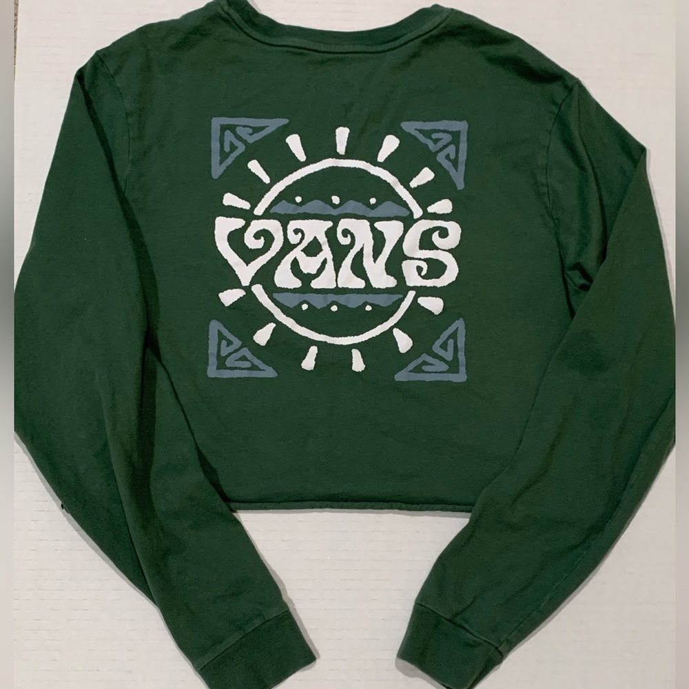 Green vans long sleeve shirt 💚